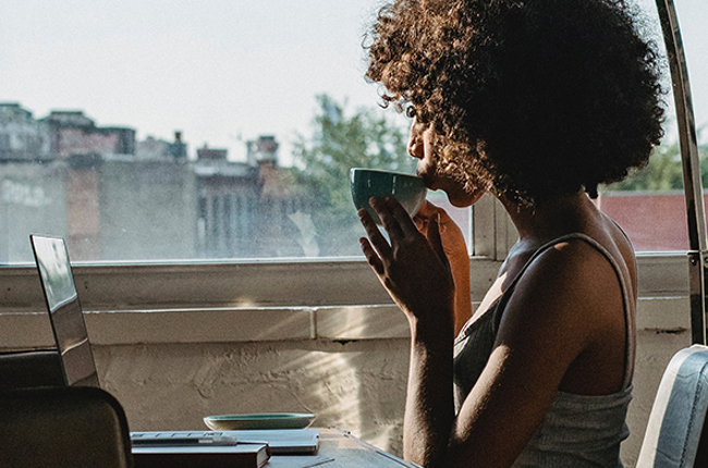 woman writing