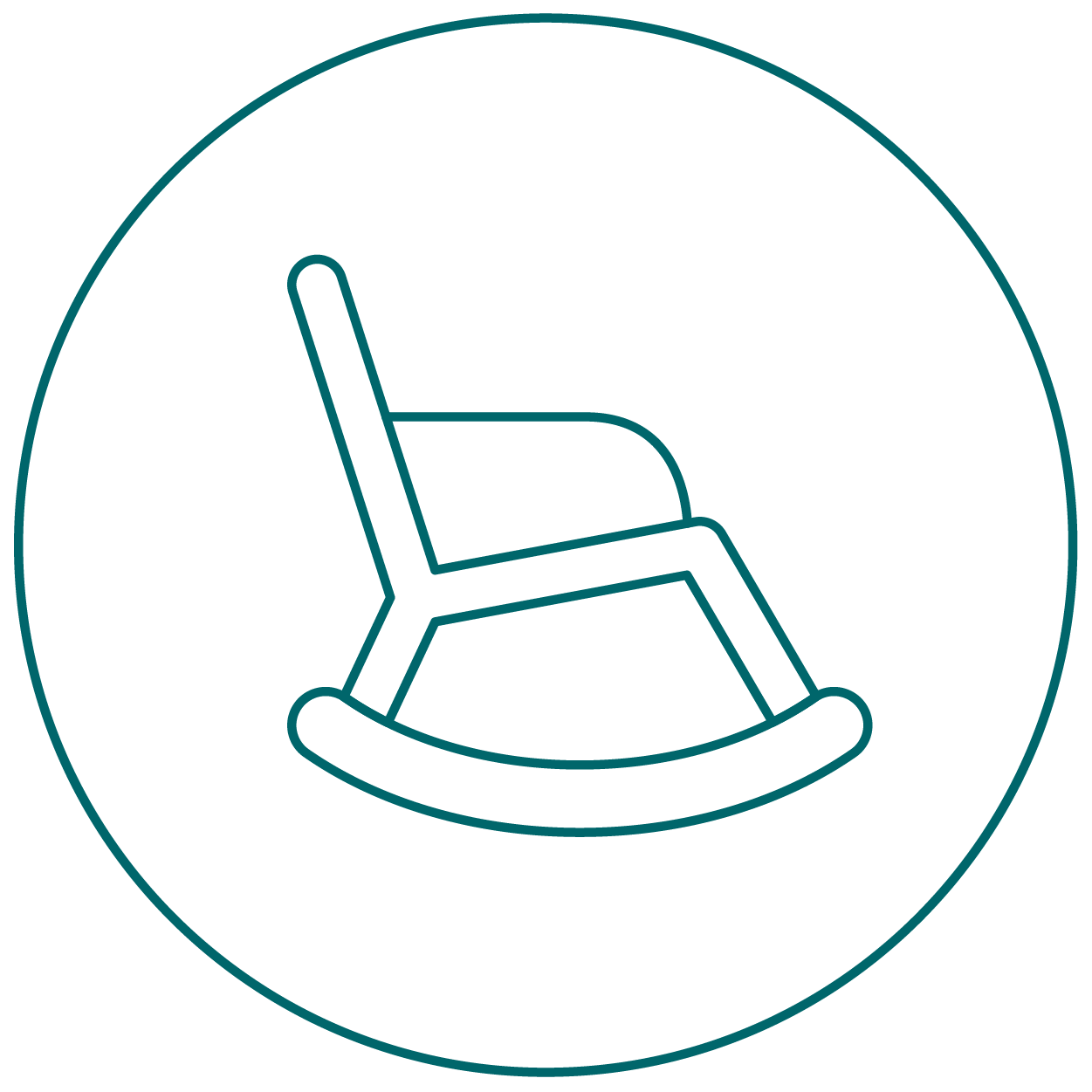 rocking chair icon