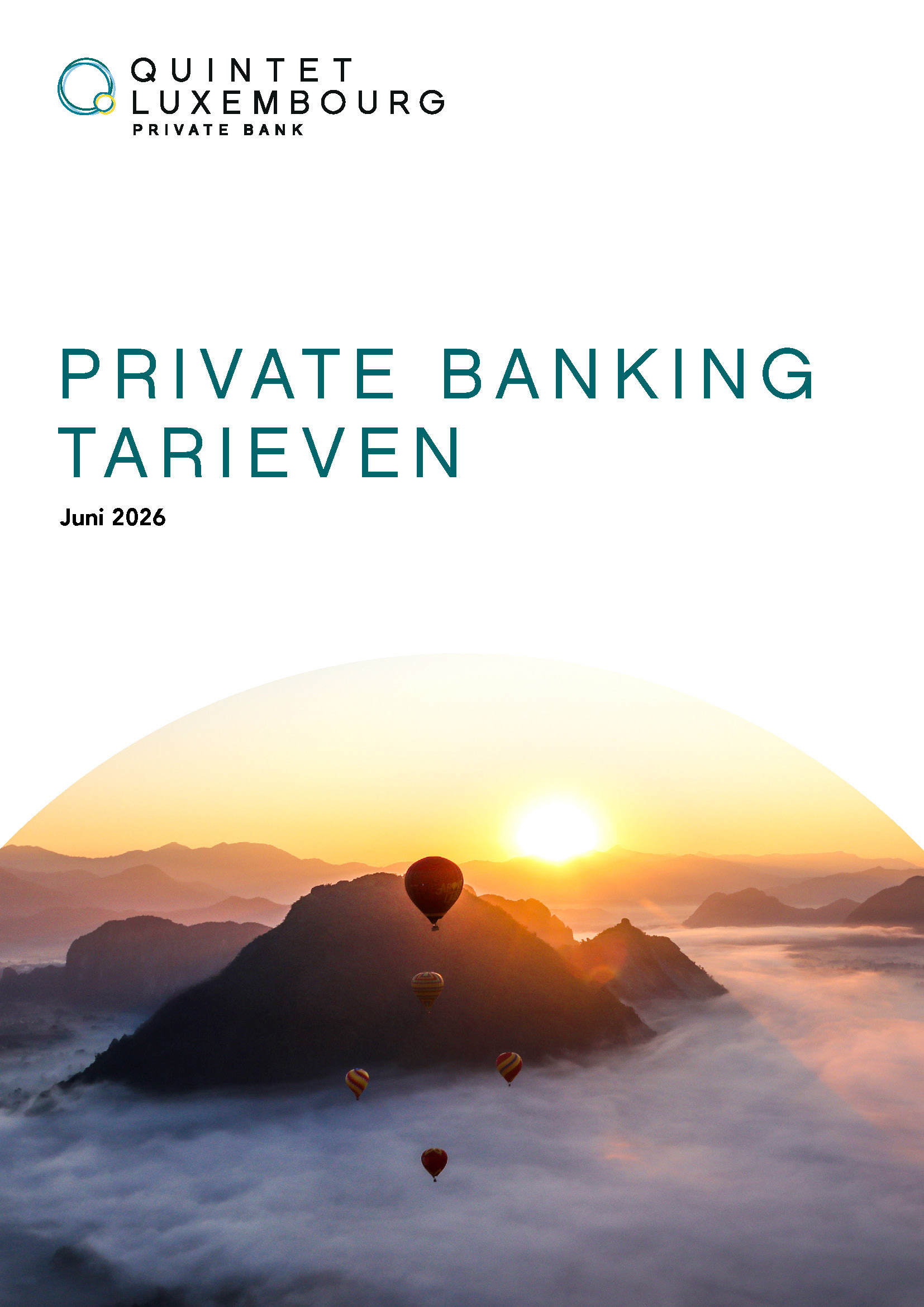 Quintet Fee Schedule 06 2026 NL Cover